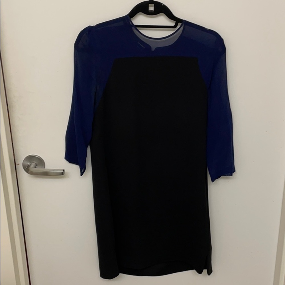 The Kooples color block black and navy dress